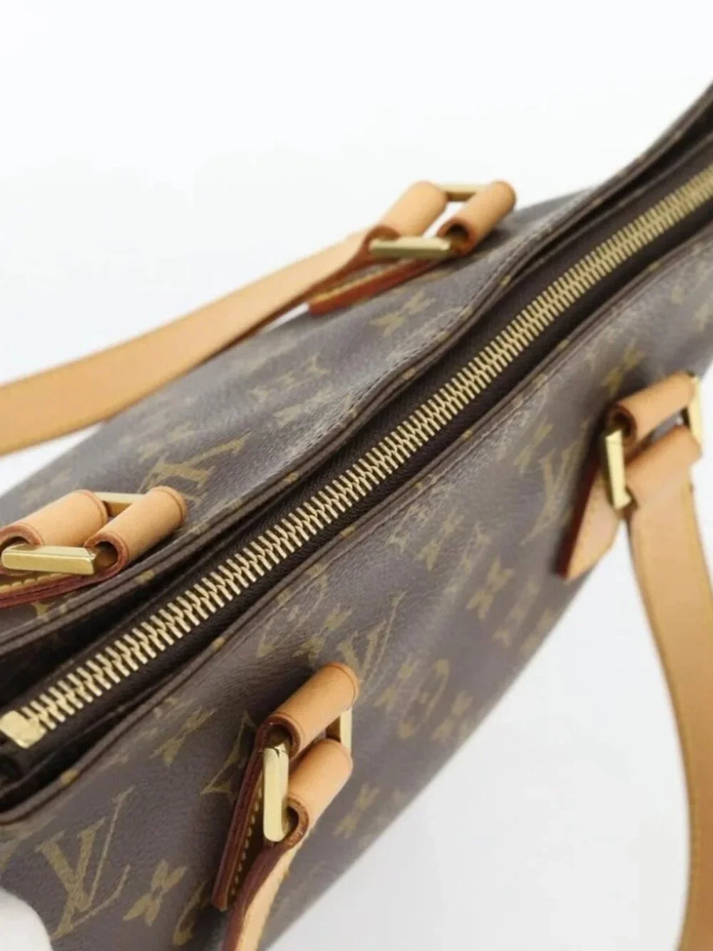 LOUIS VUITTON Monogram Cabas Piano Tote Bag M51148 LV Auth 180811SAV